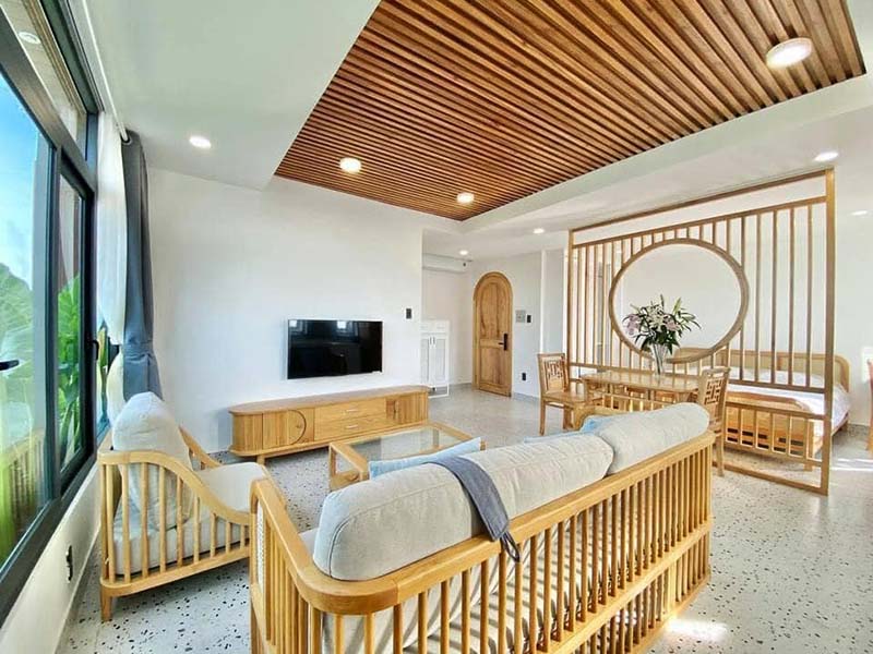Cozy serviced apartment leasing on Tran Nao Street, Binh An Ward Thu Duc City