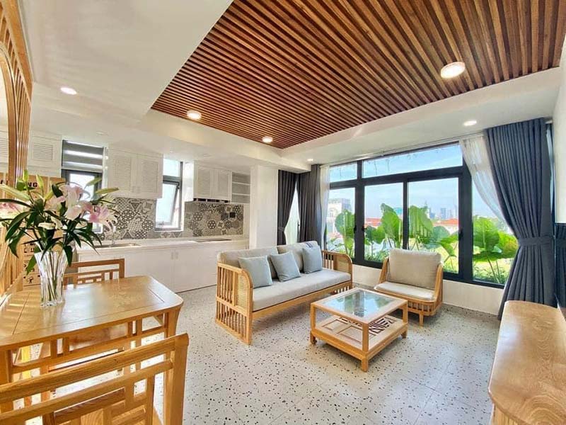 Cozy serviced apartment leasing on Tran Nao Street, Binh An Ward Thu Duc City