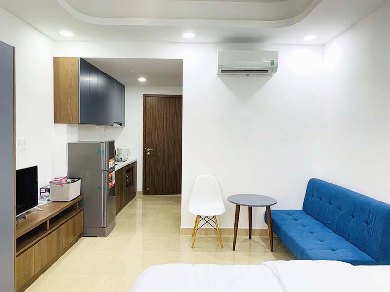 Studio flat leasing nearby Tan Dinh Market District 3 Saigon City center