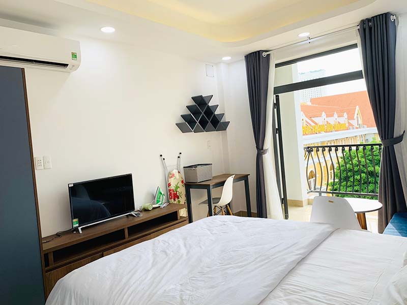 Studio flat leasing nearby Tan Dinh Market District 3 Saigon City center