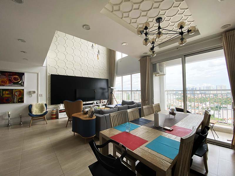 Luxury penthouse apartment for rent on Thao Dien Thu Duc City - Tropic Gadern