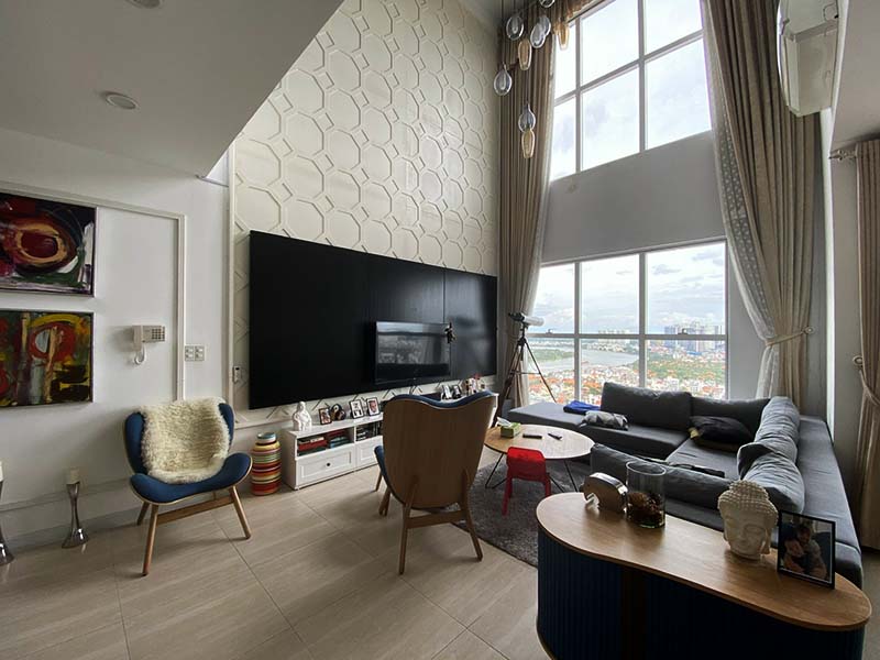 Luxury penthouse apartment for rent on Thao Dien Thu Duc City - Tropic Gadern