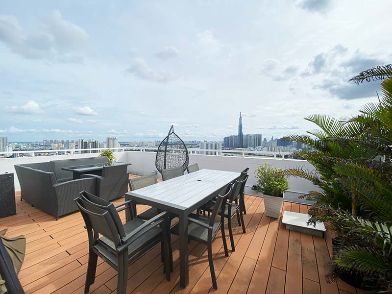 Luxury penthouse apartment for rent on Thao Dien Thu Duc City - Tropic Gadern