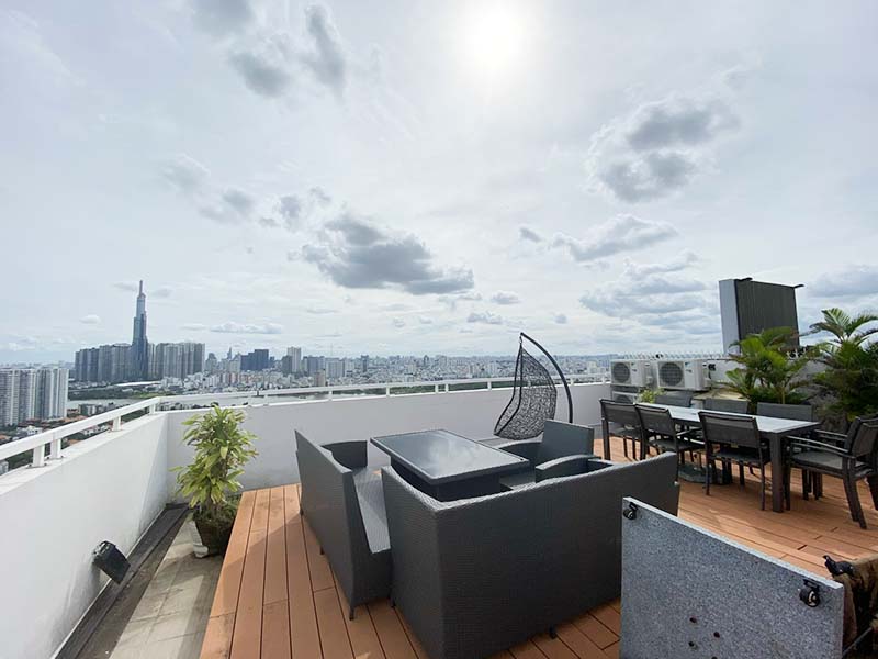 Luxury penthouse apartment for rent on Thao Dien Thu Duc City - Tropic Gadern