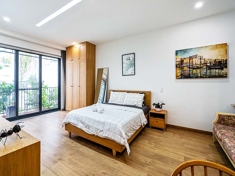 Cozy studio flat rental in Binh Thanh District come with full of sevices