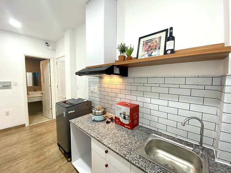 Single bedroom serviced flat for rent on Phu Nhuan Dist, Phan Dang Luu St