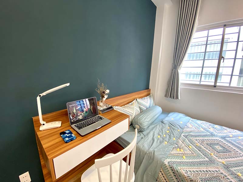 Single bedroom serviced flat for rent on Phu Nhuan Dist, Phan Dang Luu St