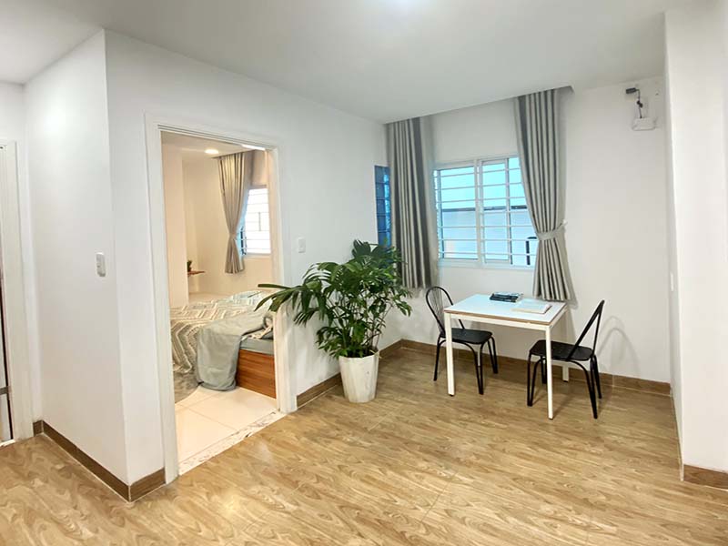 Single bedroom serviced flat for rent on Phu Nhuan Dist, Phan Dang Luu St