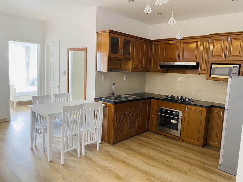 Two bedrooms apartment leasing on Nguyen Thong Street Urban District 3