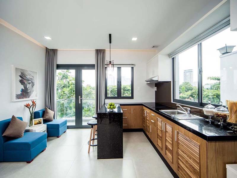 Windy Studio apartment for rent in Binh Thanh District close to District 1