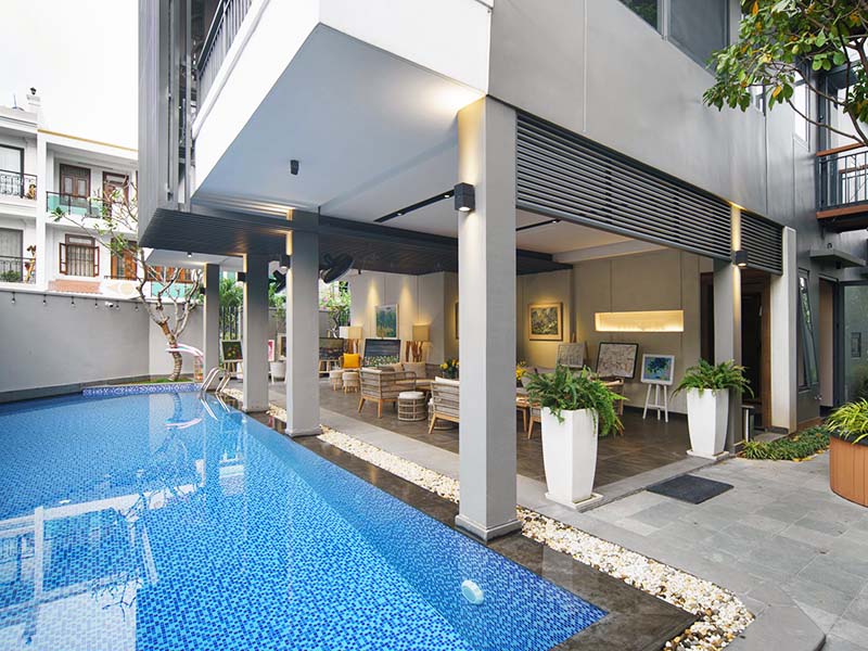 Two bedrooms serviced apartment renting in Thu Duc City next to Thu Thiem Area