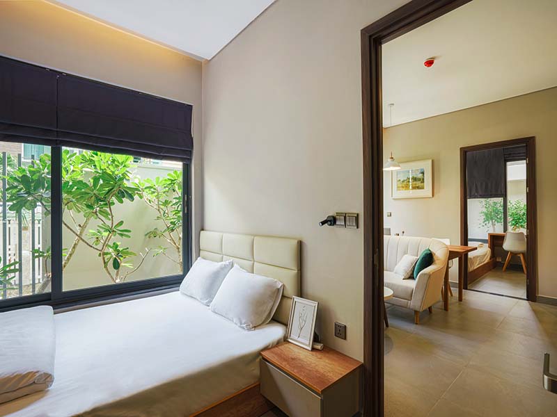 Two bedrooms serviced apartment renting in Thu Duc City next to Thu Thiem Area