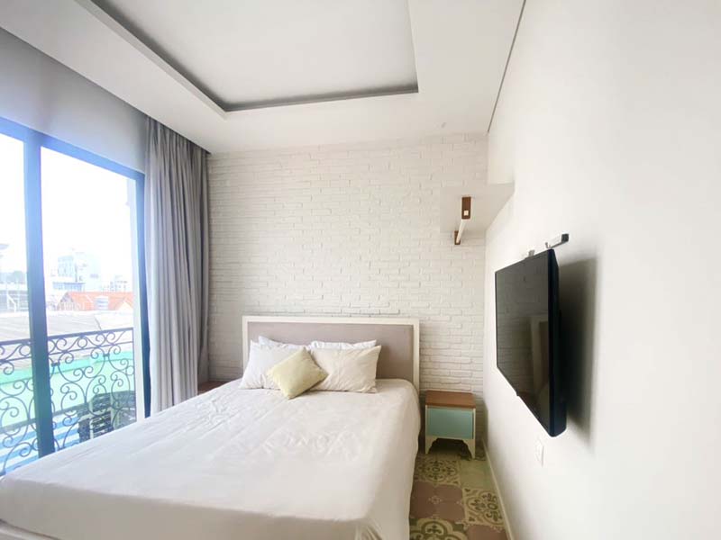 Separated apartment for lease in Binh Thanh Dist Nguyen Cuu Van Street