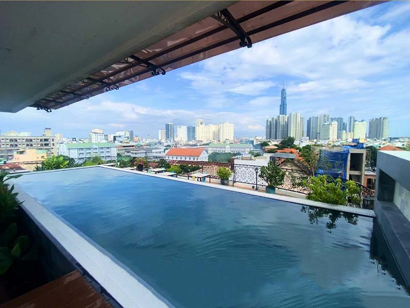 Unique one bedrrom serviced apartment renting in Binh Thanh District Saigon