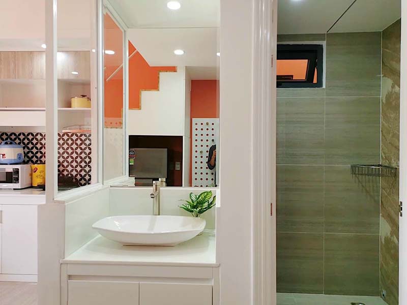 Loft serviced apartment for rent in District 7 Nguyen Van Linh Street, HCMC