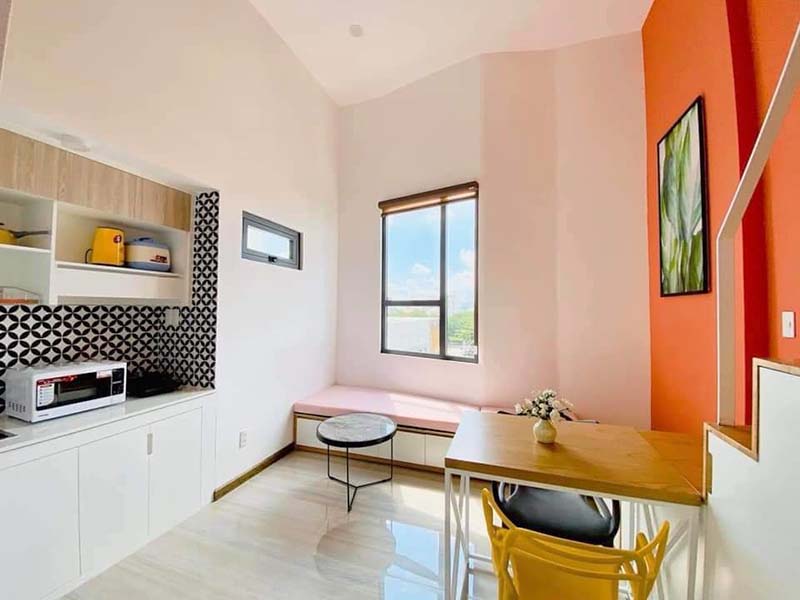 Loft serviced apartment for rent in District 7 Nguyen Van Linh Street, HCMC