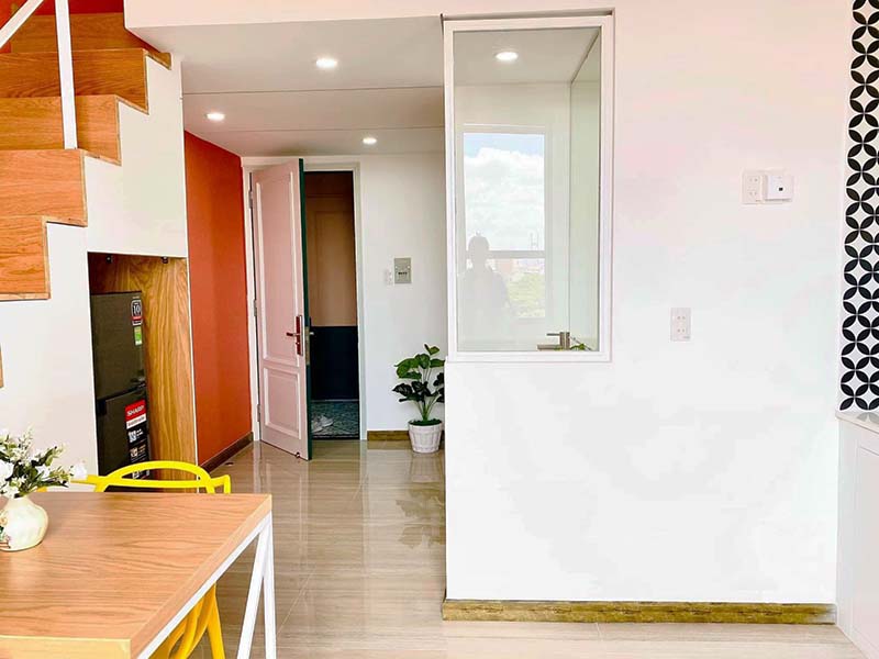 Loft serviced apartment for rent in District 7 Nguyen Van Linh Street, HCMC