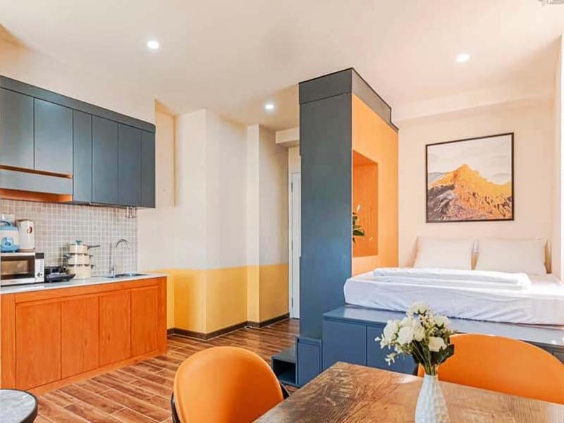  Studio serviced apartment for rent on Nguyen Van Linh Street, Binh Thuan Ward, District 7