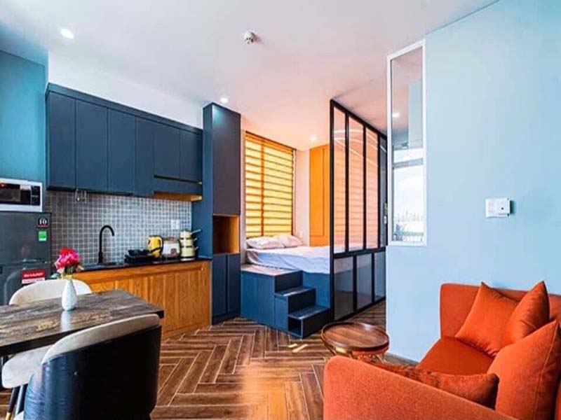  Studio serviced apartment for rent on Nguyen Van Linh Street, Binh Thuan Ward, District 7