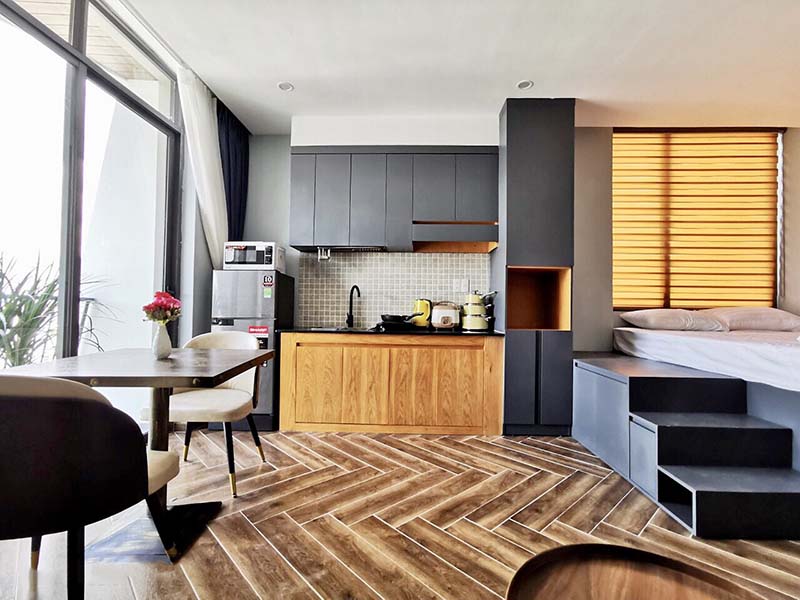  Studio serviced apartment for rent on Nguyen Van Linh Street, Binh Thuan Ward, District 7
