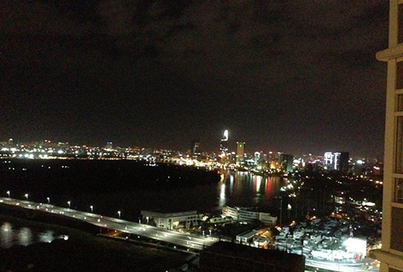 Nice apartment for rent in Saigon Pearl Binh Thanh District , Nguyen Huu Canh street .