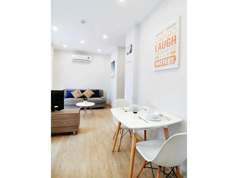 Cityview serviced flat rental on Vo Thi Sau St, District 3 Ho Chi Minh City