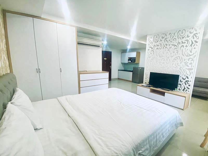 Studio serviced flat renting in Phu My Hung Area Hung Gia 4 Street District 7