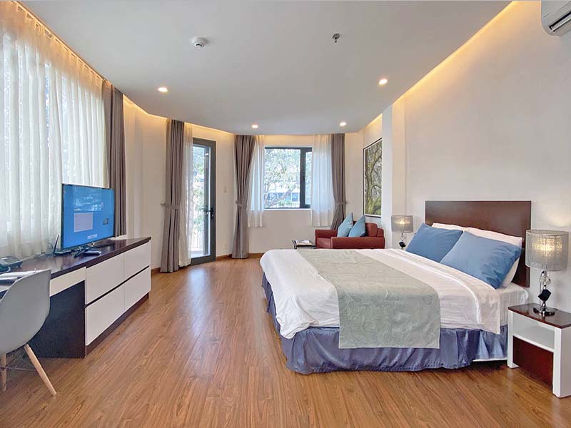 Serviced apartment for rent in District 3 Nguyen Thi Minh Khai Street Saigon