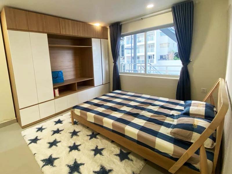 Cozy one bedroom serviced flat rental on Thao Dien Street 66 Thu Duc City