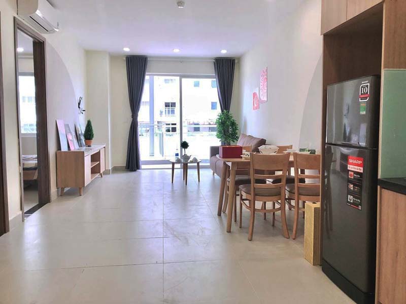 Cozy one bedroom serviced flat rental on Thao Dien Street 66 Thu Duc City