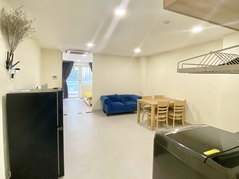 Studio serviced flat renting in Thu Duc City, Thao Dien area HCMC