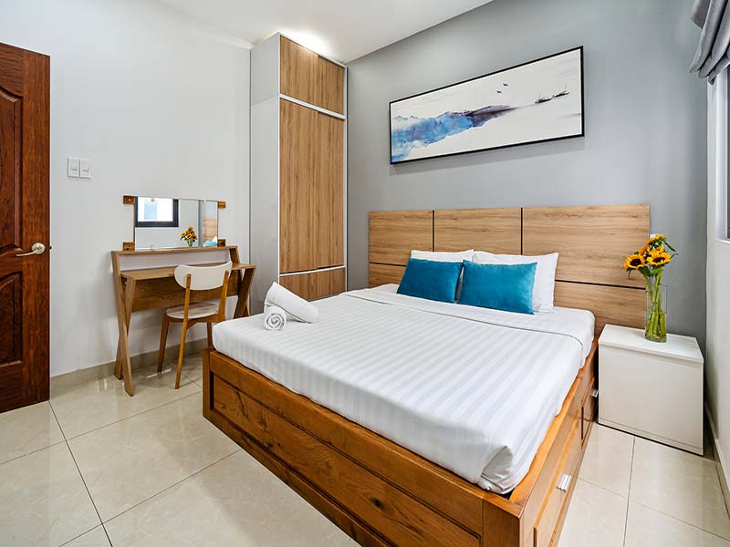 Cozy serviced apartment for rent in Tan Binh District next to Tan Son Nhat Airport