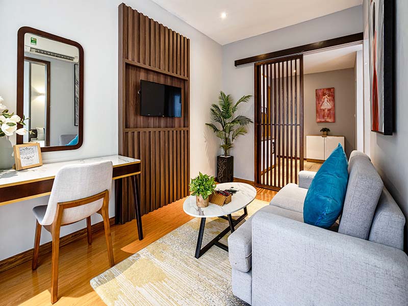 One bedroom serived apartment for lease in Tan Binh District Saigon