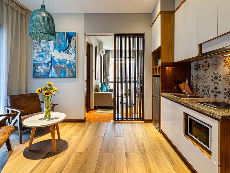 One bedroom serived apartment for lease in Tan Binh District Saigon