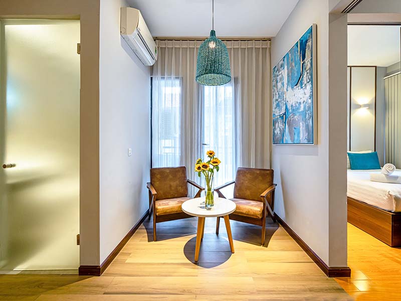 One bedroom serived apartment for lease in Tan Binh District Saigon