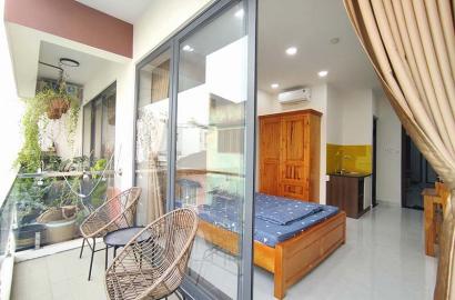 Studio apartment for rent in Binh Thanh District Nguyen Van Dau Street