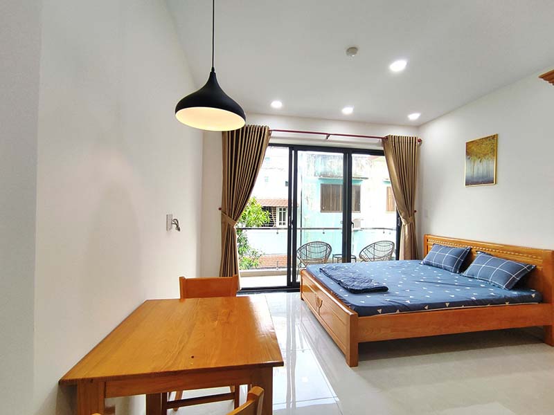 Studio apartment for rent in Binh Thanh District Nguyen Van Dau Street