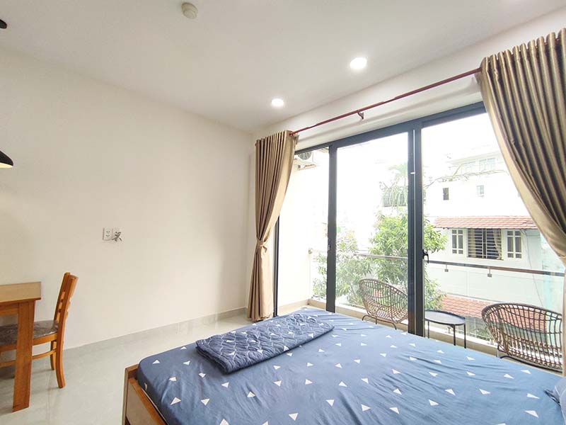 Studio apartment for rent in Binh Thanh District Nguyen Van Dau Street