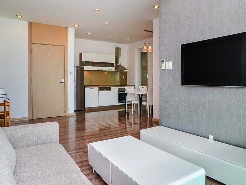 One bedroom serviced apartment leasing in Thao Dien area Thu Duc City