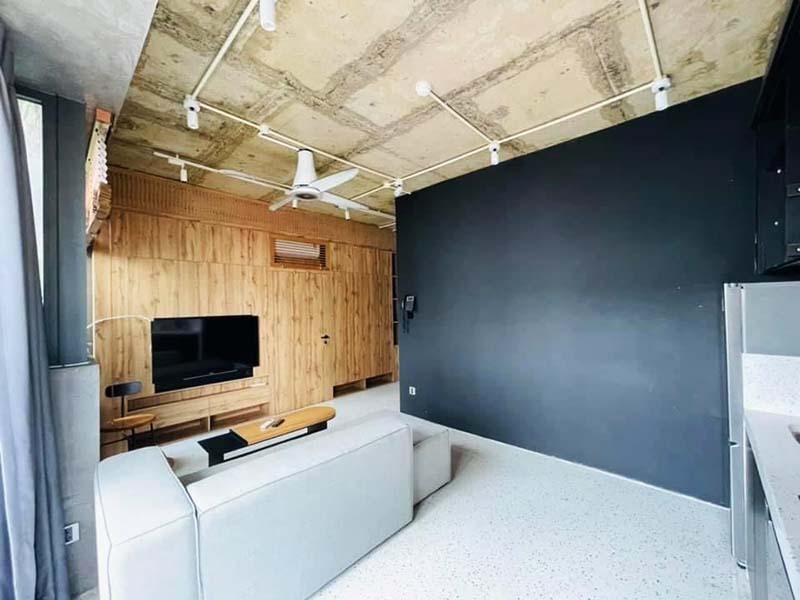 Industrial style apartment for rent in Binh Thanh District Saigon City Center