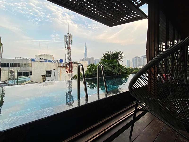 Industrial style apartment for rent in Binh Thanh District Saigon City Center
