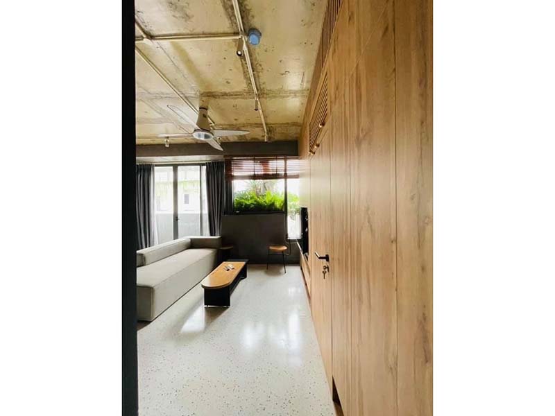 Industrial style apartment for rent in Binh Thanh District Saigon City Center