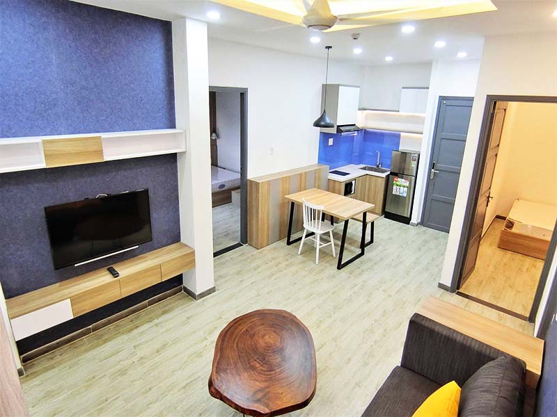 Two bedroom serviced flat for rent on Thao Dien area District 2 Thu Duc City