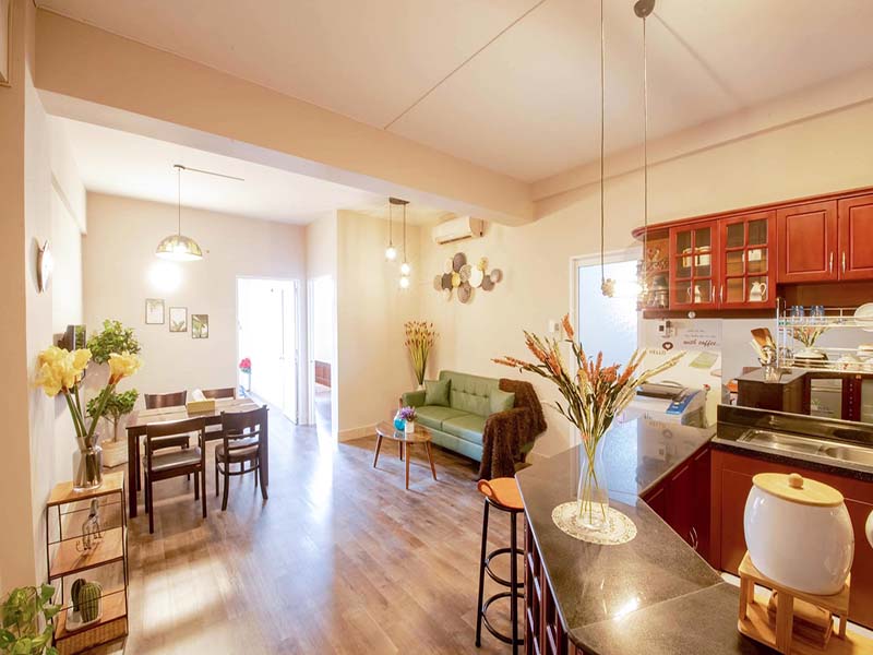 Apartment for rent on Nguyen Ngoc Phuong building Binh Thanh District next to The Zoo