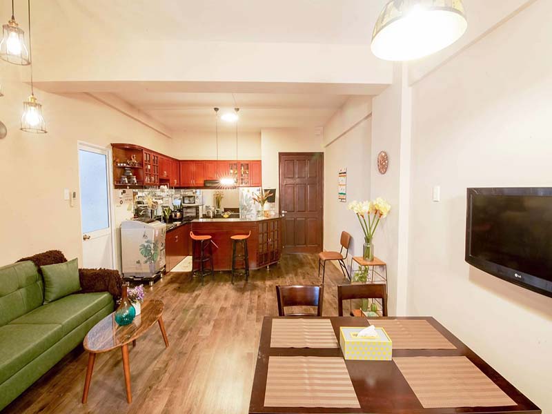 Apartment for rent on Nguyen Ngoc Phuong building Binh Thanh District next to The Zoo