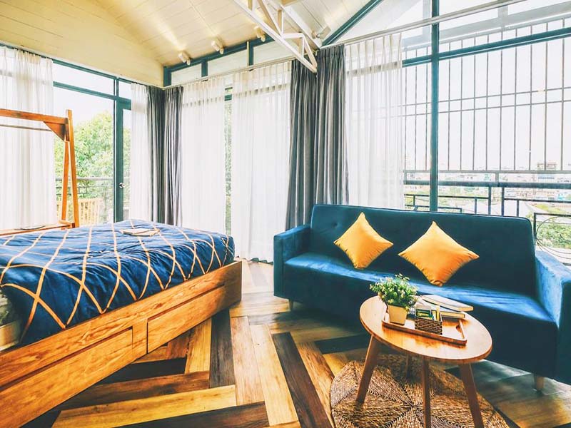 Rooftop serviced apartment renting in DaKao Ward District 1 Saigon
