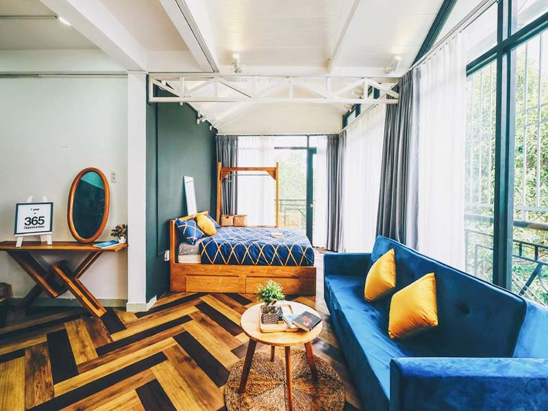 Rooftop serviced apartment renting in DaKao Ward District 1 Saigon