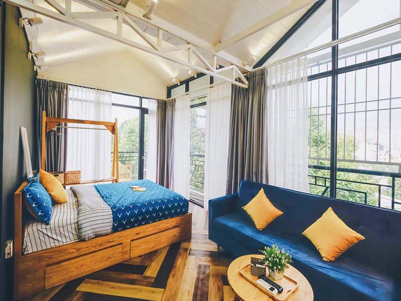 Rooftop serviced apartment renting in DaKao Ward District 1 Saigon
