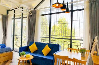 Rooftop serviced apartment renting in DaKao Ward District 1 Saigon
