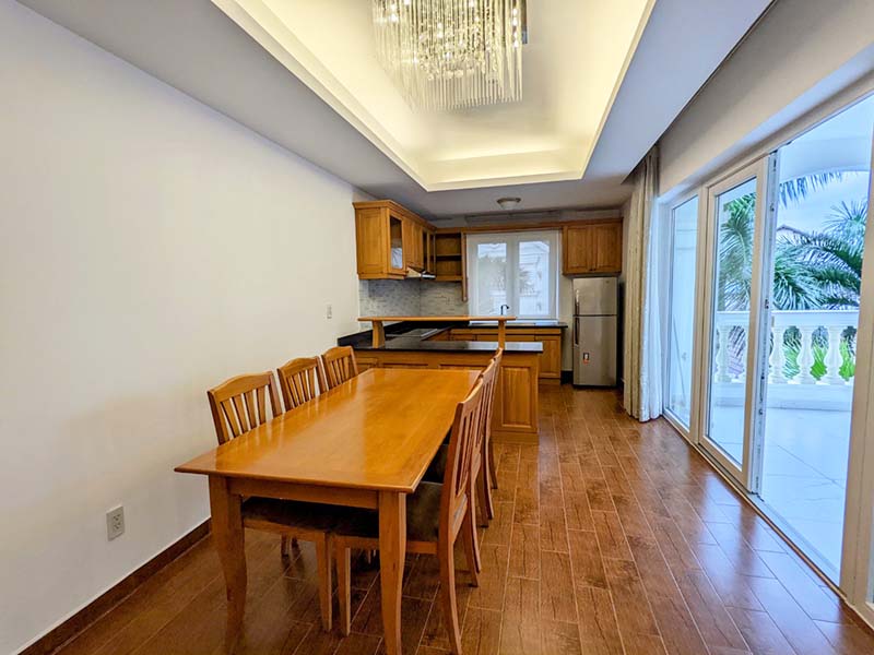 Three bedrooms service apartment for rent in Thao Dien Ward, Thu Duc City